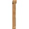 Ekena Millwork Traditional Slat Rough Sawn Bracket w/ Offset Brace, Western Red Cedar, 6"W x 36"D x 48"H BKT0604X36X48TRA06RWR - alternate 4